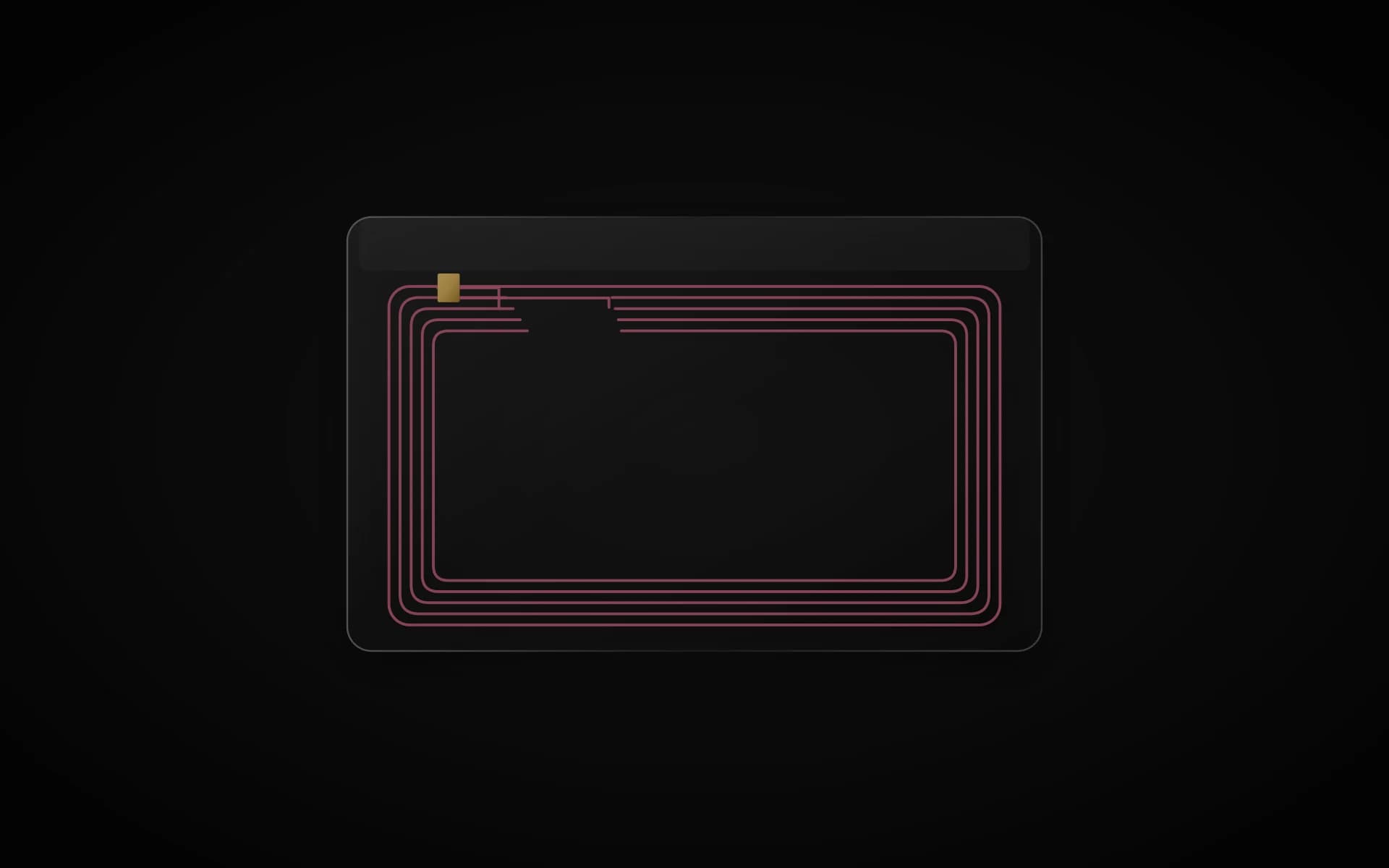 FistTap NFC card - frosted PVC with embedded chip